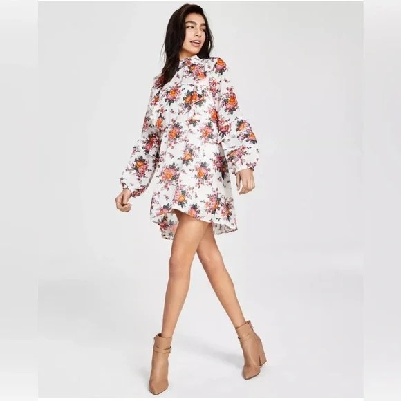 Kit + Sky Dresses | Kit + Sky Fit & Flare Ivory Pink Floral Ruffled Juniors Dress Size Medium | Color: Pink | Size: M | Bay1113's Closet Kit + Sky Dresses | Kit + Sky Fit & Flare Ivory Pink Floral Ruffled Juniors Dress Size Medium | Color: Pink | Size: M | Bay1113's Closet